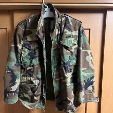 ALPHA 카모플라쥬 밀리터리 자켓 M