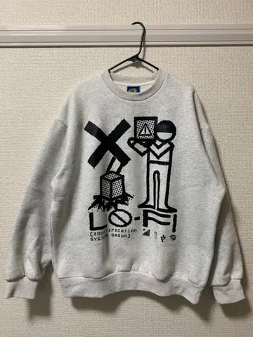 lo-fi 그레이 맨투맨