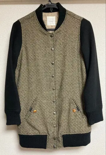 LOWRYS FARM 트위드 바시티 자켓 자켓 코트 사이즈 M