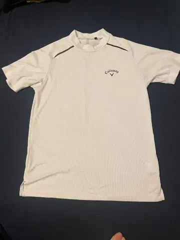 캘러웨이 화이트 남성용 골프 셔츠