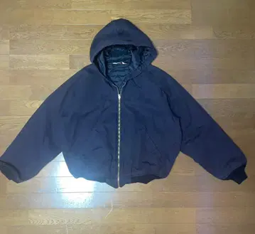 Sugar cane & Co 퀼팅 지퍼 후디 쇼트 기장