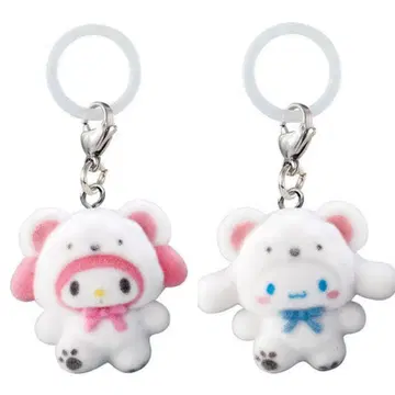 메지루시 액세서리 산리오 후와후와 스노우 마이멜로디 시나모롤