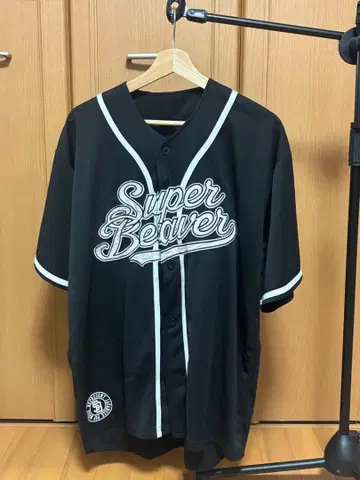 SUPER BEAVER 20th 베이스볼 셔츠 (블랙) XL 사이즈
