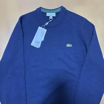 택 포함 새상품 라코스테 LACOSTE 니트 네이비 남성용
