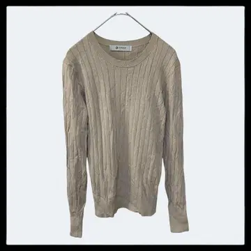 1866 나노 유니버스 [ XS ] 긴팔 니트 베이지