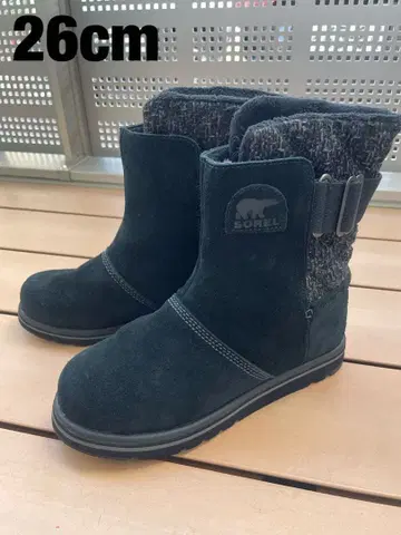 [ 26cm ] SOREL 블랙 스노우 부츠