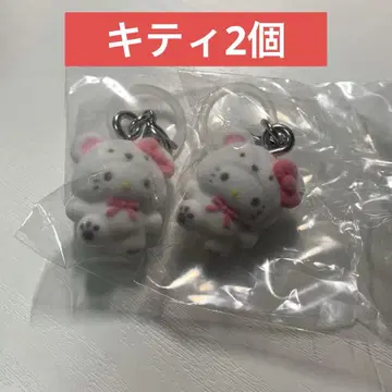 [ 2개 ] 메지루시 액세서리 복슬복슬 스노우 키티
