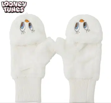 트위티 장갑 루니 툰즈 후드 미튼