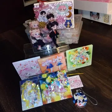 세일러문 펜꽂이 아크릴 키링