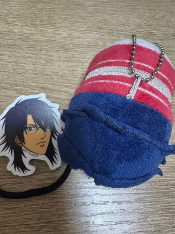 테니스의 왕자님 오시타리 유시 생머리 머리끈 쫀득쫀득 마스코트