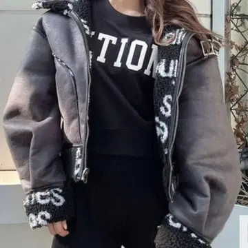 GYDA 리버서블 자켓 블랙