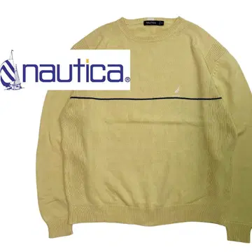 NAUTICA 로고 코튼 니트 새상품급 XL 사이즈