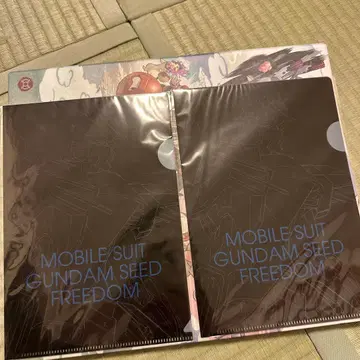 모빌슈트 건담 SEED FREEDOM 클리어 파일 2장 세트