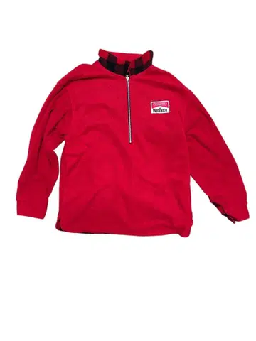 말보로 Marlboro 90s 하프 지퍼 플리스 구제 의류