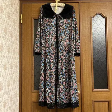 슈퍼 뷰티 꽃무늬 긴팔 원피스 42