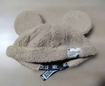 보아 팬캡 귀달린 모자 TDR TDS 베이지 미키