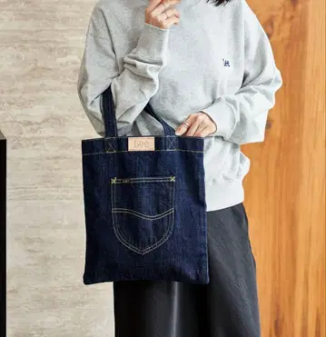 Lee x FREAK'S STORE 리 별주 데님 토트백