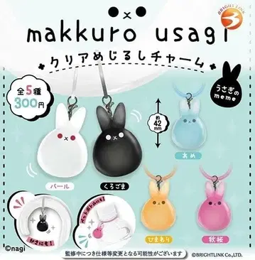 컴프 makkuro usagi 클리어 메지루시 참 전 5종 세트