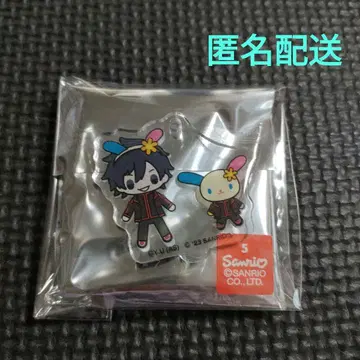 [ 미사용 ] 복숭아 산리오 캐릭터즈 미니 아크릴 스탠드 키링