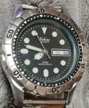 Volcas 쿼츠 손목시계 10기압 방수