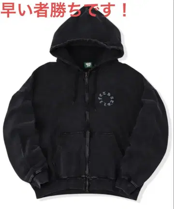 thatslife 지퍼 후드티 블랙