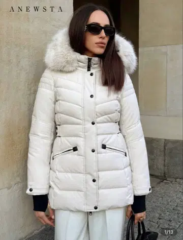 ANEWSTA 화이트 다운 자켓