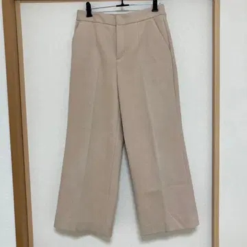 BARNYARDS 베이지 와이드 팬츠