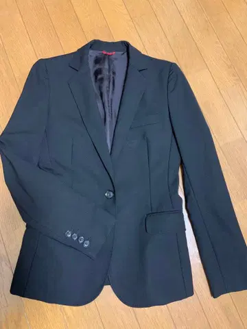 AKKOOGAWA 블랙 테일러드 자켓 36