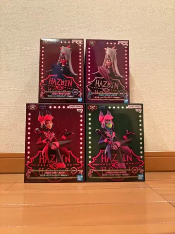 HAZBIN HOTEL 피규어 세트 4체