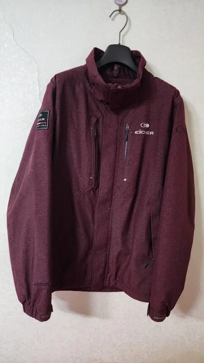 Eider burgundy windbreaker jacket