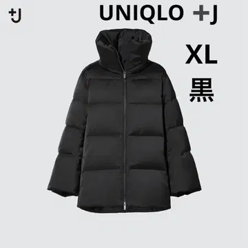 UNIQLO +J 질 샌더 다운 볼륨 자켓 XL 블랙 새상품급