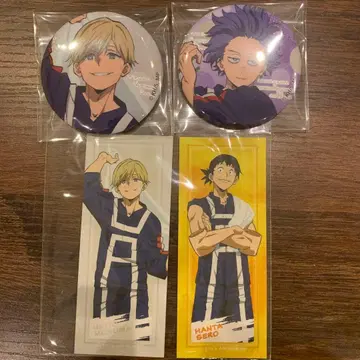 극락탕 히로아카 캔뱃지 특전 씰 4종