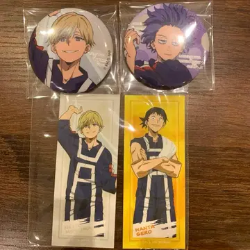 극락탕 히로아카 캔뱃지 특전 씰 4종