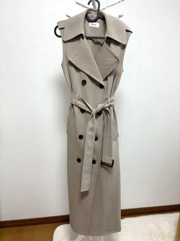 SNIDEL 베이지 트렌치풍 베스트