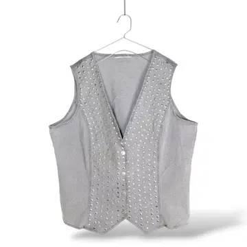 Vintage studs vest