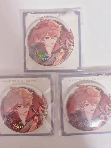 원신 타르탈리아 캔뱃지 공식 정품