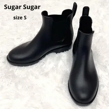 [ 새상품급 ] SugarSugar 슈가슈가 사이드 고어 레인부츠 S