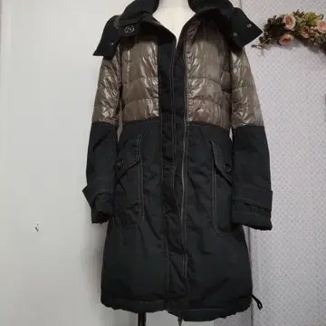 프라이드 후드 부착 다운 코트 PRIDE 미사용품