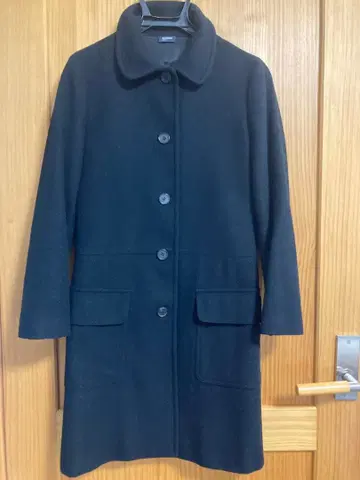 질샌더 네이비 블랙 롱 코트