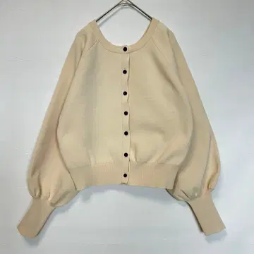 hinari 히나리 하이 게이지 니트 가디건 아이보리 프리 사이즈