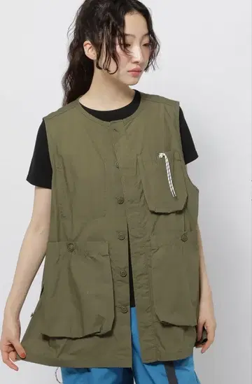 niko and - 니코앤드 보이즈 실루엣 포켓 베스트 카키