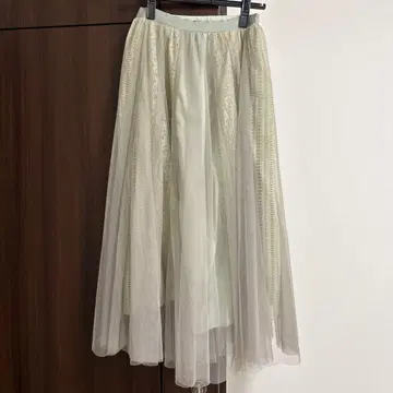 [ 새상품급 ] WILLSELECTION 윌셀렉션 스커트 민트 그린