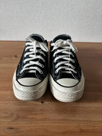 컨버스 척테일러 블랙 로우컷 25.5cm