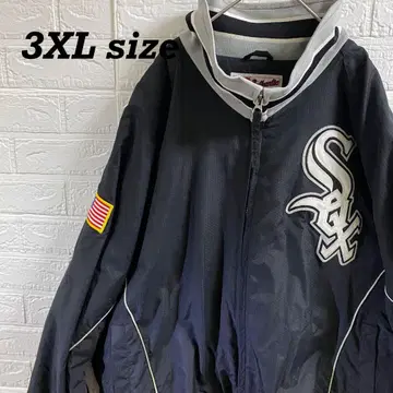 MLB 시카고 화이트삭스 90s 초 오버 사이즈 바시티 자켓