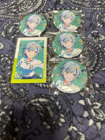 프로세카 글리터 캔뱃지 에피카 히노모리 시호 월드 링크 특훈 이후 금박