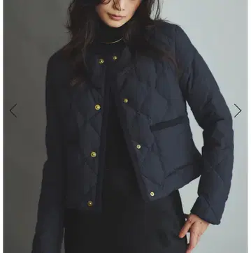 [ TAION x anuans ] 노카라 퀼팅 숏 다운 택 포함 새상품