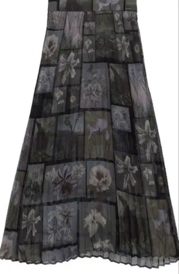 아메리빈티지 FLOWER PATCHWORK PLEATED SKIRT