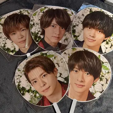 King & Prince 부채 세트