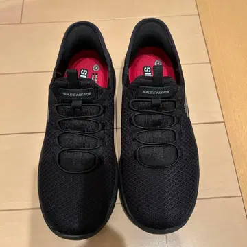 미사용품 스케쳐스 여성용 스니커즈 블랙 23cm