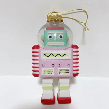 해외 크리스마스 오너먼트 로봇 아메토이